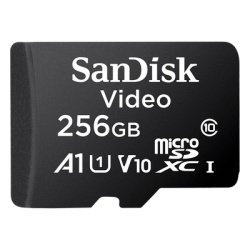 SANDISK SDSDQAS5-256G-BP Memoria microSD SanDisk 256GB / Alta Resistencia / Videovigilancia / Clase 10