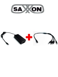 SAXXON SXN2290003 SAXXON PSU1205DPAQ2 - Paquete de fuente de poder y divisor de energia / 12 V DC / 5 A MP