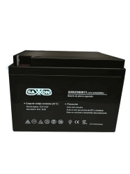 SAXXON SXN2360011 SAXXON CBAT24AH - Bateria de respaldo de 12 volts libre de mantenimiento y facil instalacion / 24 AH/ compatible con CCTV/ Acceso/ Bosch