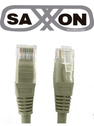 SAXXON TCE119013 SAXXON P5E2UG - Cable patch cord UTP 2 metros / CAT 5E / Color gris