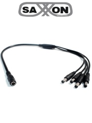 SAXXON TVN017007 SAXXON PSUWB07 - Divisor de Energia para 4 Camaras/ 1 Conector Hembra 4 Conectores Macho/ 2.1 mm/
