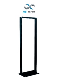 SBE TECH SBT1640008 SBE TECH SBE-RR719/45UR - Rack de acero de 7 FT de altura/ 45 UR / 19" de ancho / Color Negro / Sobre pedido (Compatible con tornillos SBE-JTACERO6MM)