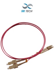 SBE TECH SBT1910010 SBE TECH SBE-JUMLC-SC-1M50 - Jumper LC-SC MM 50/125 OM4 duplex 2 mm de 1 metro UPC