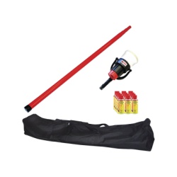 SDI SOLO-809-KIT Kit De Prueba De Detectores De Humo Incluye Pertiga Telescopica SOLO-100 4.6m Dispensador SOLO-330 4" 12 Latas De Humo M8 y Bolsa De Transporte SOLO-604