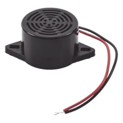 SFIRE SF-BUZZER Zumbador / 85 dB / 12 Vcc / 2.5 cm / -20 a 60 °C / 0.82 ft cables