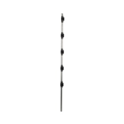 SFIRE SF-POST-5 Poste de Paso para Cercas Eléctricas / Tubo de Acero Galvanizado / 5 Aisladores / Longitud 1.2 m (3.9 ft) / Diámetro 25 mm (1 in) / Peso 0.92 kg