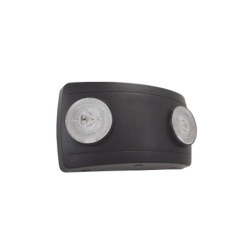 SFIRE SF660LB Luz de Emergencia Dual LED ultra compacta/150 lumenes/Luz fria/Bateria de Respaldo Incluida/Boton de test / Color Negro
