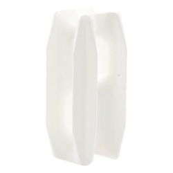 SFIRE SFESQUINEROW Aislador de Esquina para Cerco Eléctrico / Aislamiento 18 kV / Resistencia Mecánica 10.2 kg / Anti UV / 66 mm x 31.6 mm / Acabado Blanco
