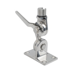 SHAKESPEARE 4187 Montaje Rotativo de Acero Inoxidable / Ajuste de 4 posiciones / Rosca Estandar 1-1/4