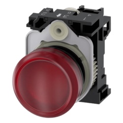 SIEMENS 3SU11036AA201AA0 Lampara de senalizacion plastica con led color Roja 110Vca