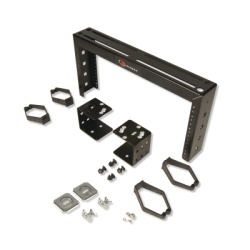 SIEMON CTR-04-01 Rack Abierto Con Montaje para Charola Porta Cables Para Uso Como Punto de Consolidacion 4UR Color Negro