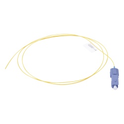 SIEMON FP1B-SCUL-01 Pigtail de Fibra Optica SC/UPC Simplex Monomodo OS1/OS2 XGLO OFNR Color Amarillo 1 Metro (3.28 Pies)