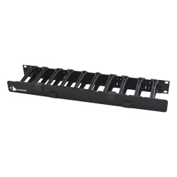 SIEMON HCM-4-1U Organizador de Cable Horizontal RouteIT Sencillo Para Rack de 19in 4in de profundidad 1UR