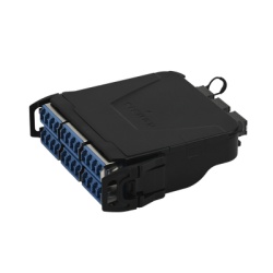 SIEMON LVM24EFLSU-BSUA Modulo Plug & Play LightVerse Hasta 24 Fibras Base 8 Hembra Shuttered LC/UPC para Fibra Monomodo STD Loss