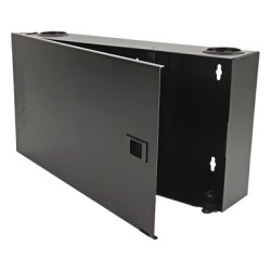 SIEMON LVW-F4-01 (Lvw-F4-01) Fiber Enclosure Lightverse Wall Mount Fixed Access 4 Openings Black