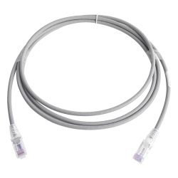 SIEMON MC6-07-04B Patch Cord MC6 Modular Cat6 UTP CM/LS0H 2.13 Metros (7 Pies) Color Gris Version Bulk (Sin Empaque Individual)