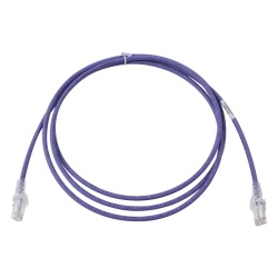 SIEMON MC6-07-08B Patch Cord MC6 Modular Cat6 UTP CM/LS0H 2.13 Metros (7 Pies) Color Violeta Version Bulk (Sin Empaque Individual)