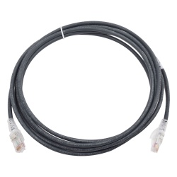 SIEMON MC6-10-01B Patch Cord MC6 Modular Cat6 UTP CM/LS0H 3.05 Metros (10 Pies) Color Negro Version Bulk (Sin Empaque Individual)