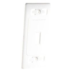 SIEMON MX-FP-S-01-02B Placa de Pared Modular MAX de 1 Salida Color Blanco Version Bulk (Sin Empaque Individual) - Img 3