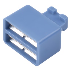SIEMON SMBC-2-6 Clip de Puente Para Uso con Regletas S66 de Siemon de 1 Par Color Azul