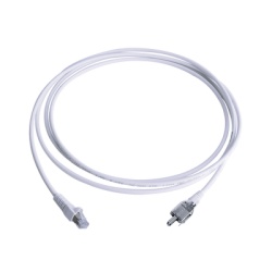SIEMON T2E2-01M-B01L Patch Cord TERA Cat5e 10/100BASE-T de 2 pares y conector modular LS0H Color Negro 1 metro