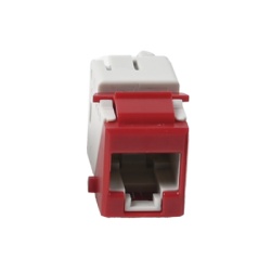 SIEMON U5-K03NS Jack UltraMAX Cat5e UTP Tipo Keystone Color Rojo Punch Down