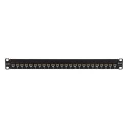SIEMON UP6A-F1-24L-RS Patch Panel Ultramax. UTP Precargado con Jacks Cat6A 24 Puertos Plano 1U