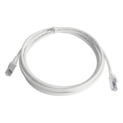 SIEMON ZM6A-S10-02B Patch Cord Z-MAX Cat6A S/FTP CM/LS0H 3.05 Metros (10 Pies) Color Blanco Version Bulk (Sin Empaque Individual)