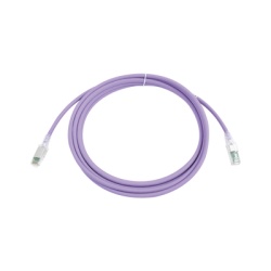 SIEMON ZM6A-S10-08 Patch Cord Z-MAX Cat6A S/FTP CM/LS0H 3.05 Metros (10 Pies) Color Violeta