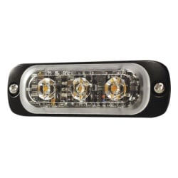 SIGNALPRO SP3B Luz Auxiliar de 3 LED Azul Lente Transparente SAE