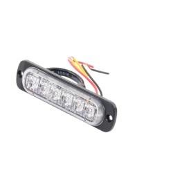 SIGNALPRO SP6R Luz Auxiliar de 6 LED Rojo Lente Transparente SAE - Img 11