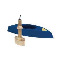 SIMRAD 000-13946-001 Transductor B45 / Bronce / Montaje Thru-Hull / Diseno Compacto / Deflector de Agua Aerada / Retornos de Eco Solidos