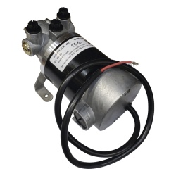 SIMRAD 000-15444-002 Bomba Hidraulica Reversible PUMP-2 / 12V DC / Flujo 0.8L (49 cu.in) por Minuto / Para Cilindros de 80 cc - 250 cc (4.9 - 15.2 cu.in) / Conexiones O-Ring Boss (ORB) / Incluye 3 Acc