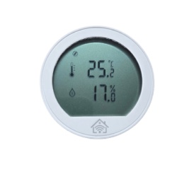 SMARTHOME BY EPCOM SHTHZ101 Sensor de temperatura y humedad / Pantalla LCD / ZigBee 2.4 GHz / -20Â°C a 60Â°C / 0-100% HR / CR2430