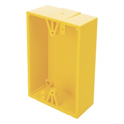 STI KIT-71100A-Y Caja trasera de montaje color amarillo para estaciones de parada STOPPER