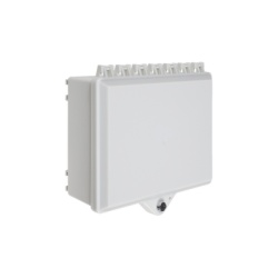 STI STI-7520-OW Gabinete de Policarbonato Blanco Super Resistente para Uso en Interior o Exterior Cerradura con Llave