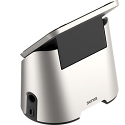 SUNMI CPAD-MULT-STAND Base Multifuncional SUNMI CPad / Giro 95° / Puertos RJ45 + Type-A x2 / Alimentacion 12V DC / Quick Lock / Compatible 3 Tamanos / POGO PIN Magnetico - Img 3