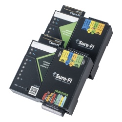 Sure-Fi SFKDS004WIEGAND Convertidor de lectora para control de acceso (cableado a inalambrico) / 1 Wiegand / 2 Relevadores / 2 Entradas / Atraviesa hasta 1.6 KM En Construccion o Material