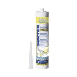 SURTEK SYS-113-452 Silicon Para Banos y Cocinas /Color Blanco / Contenido 280 ml.