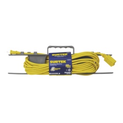 SURTEK SYS-136042 Extension Electrica de Uso Rudo 6 metros / 127 V CA 10 A Maximo / Color Amarillo.