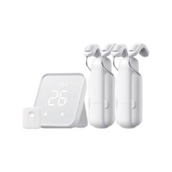 SWITCHBOT SWITCHBOTKHCR KIT Controlador HUB principal para dispositivos SwitchBot Senal Wifi y BLUETOOTH incluye 2 motores cortinas y 1 control remoto