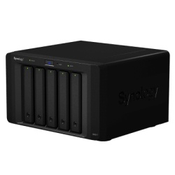 SYNOLOGY DX517 Unidad de Expansion Synology DX517 | 5 Bahias SATA HDD/SSD 3.5" y 2.5" | Puerto eSATA | Diseno Hot-Swap | Compatible con DS1517+ y DS1817+.