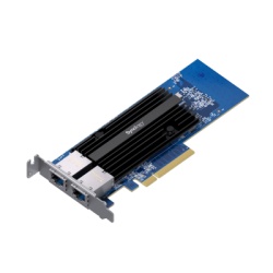 SYNOLOGY E10G30-T2 Adaptador de Red Synology E10G30-T2 | Doble Puerto 10 GbE | PCIe 3.0 x8 | Compatible con Synology | Link Aggregation.