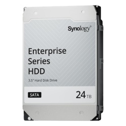 SYNOLOGY HAT532024T Disco Duro SATA de 3 5" Serie Plus / Capacidad 24TB / Interfaz SATA 6 GB/s / Tecnologia CMR / MTBF de 1 2 Millon de Horas / Carga de Trabajo de 180 TB/ano / Compatible con Synology