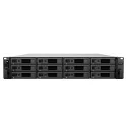 SYNOLOGY RX1225RP Unidad de Expansion Synology RX1225RP | 12 Bahias para Unidades 3.5" y 2.5" SATA HDD/SSD | Intercambio en Caliente | Fuente de Alimentacion Redundante | Compatible con Synology DSM .