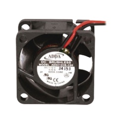 Syscom 1928118 Ventilador Axial sin Escobillas de 40 X 40 X 20 mm Rodamiento de Baleros Cables de 30 cm 12 Vcc 100 mA 8.8 CFM.