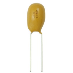 Syscom 199-D225X-9025A1VE3 Capacitor de Tantalio de 2200nF Emplomado solido de 25 Vcc
