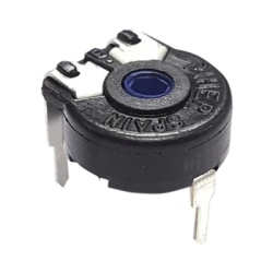 Syscom 531-PT10V-50K-S Potenciometro de Carbon 50K 0.15W 10 mm Montaje Horizontal Ajuste Vertical.