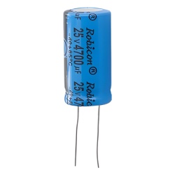 Syscom CE-4700/25V Capacitor de 4700 MF. 25 V.