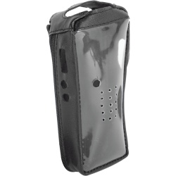 Syscom FSM-TK-2212T Funda Reforzada de piel con frente transparente para radios TK-2212 TK-2212L TK-3212 y TK-3212L. - Img 2
